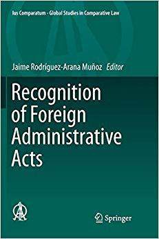 【预售】Recognition of Foreign Administrative Acts