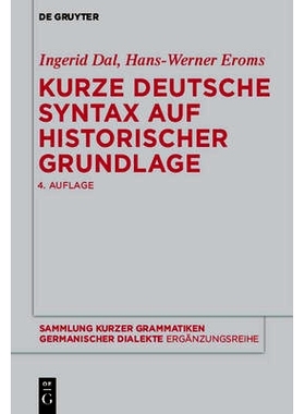 预订 Kurze deutsche Syntax auf historischer Grundlage: 9783110334982