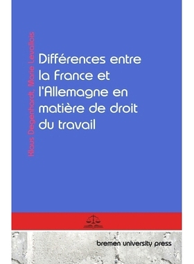 预订 Différences entre la France et l’Allemagne en matière de droit du travail: 9783689047870