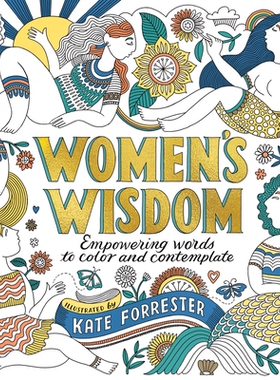 预订 Women’s Wisdom: Empowering Words to Color and Contemplate - Positive & Inspiring Coloring Book for Women with Affi