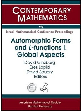 预订 Automorphic Forms and L-functions II: Global Aspects 自守形式与L函数1：全局问题（当代数学 卷488）: 9780821847060
