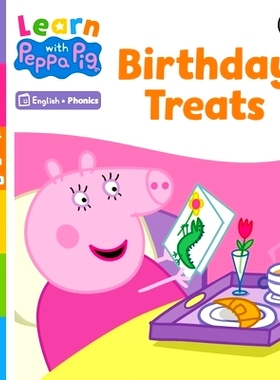预订 Learn with Peppa Phonics Level 4 Book 3 - Birthday Treats (Phonics Reader): 9780241576441