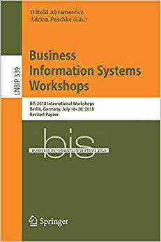 【预售】Business Information Systems Workshops