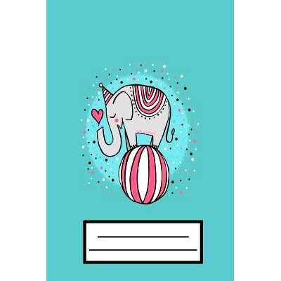 预订 Cute Elephant: Cute Blue Elephant Composition Notebook: 9781073573806