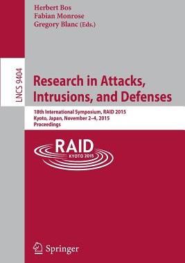 【预订】Research in Attacks, Intrusions, and Defenses