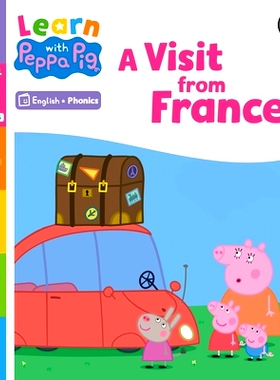 预订 Learn with Peppa Phonics Level 5 Book 6 - A Visit from France (Phonics Reader): 9780241577110