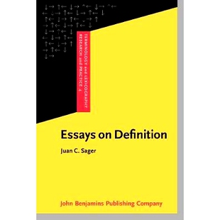 Research Essays and 预订 Practice 文选 Definition 关于定义 9789027223272 Terminology Lexicography