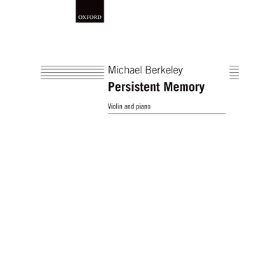 预订 Persistent Memory 持久記憶：小型管弦樂對奏: 9780193451551
