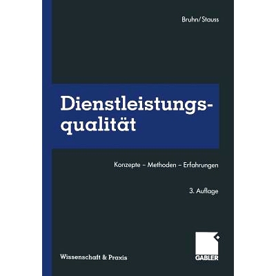 预订 Dienstleistungsqualität: Konzepte — Methoden — Erfahrungen: 9783322911599