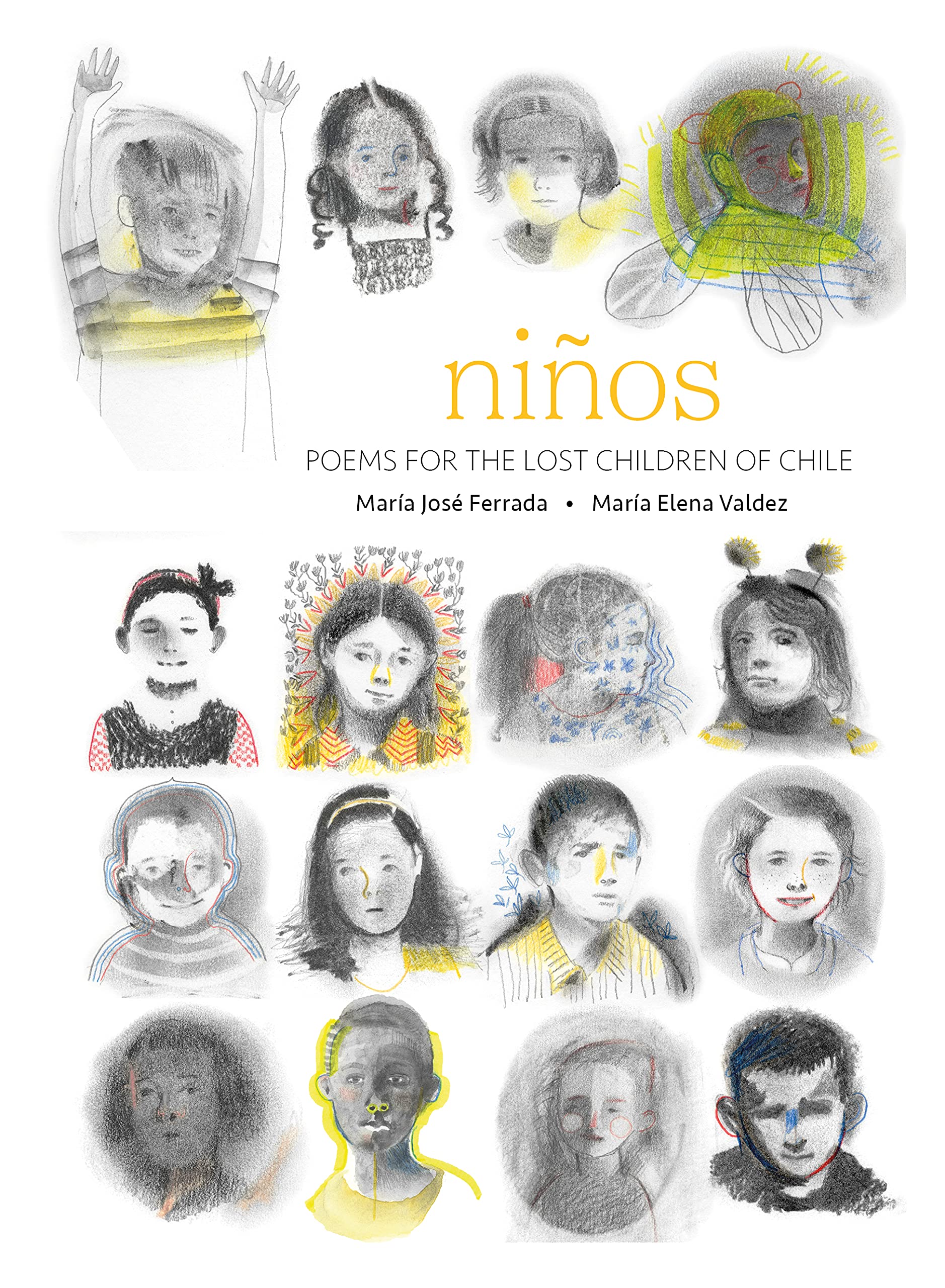 献给智利孩子们的诗歌 Maria Elena Valdez 西班牙插画师 精装绘本 英文原版 Niños: Poems for the Lost Children of Chile