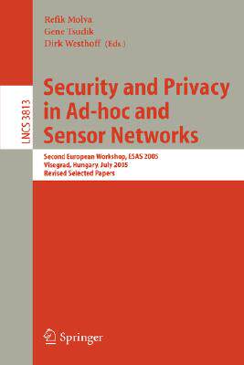 【预订】Security and Privacy in Ad-hoc and Sensor Networks