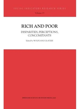 预订 Rich and Poor: Disparities, Perceptions, Concomitants: 9789401039543