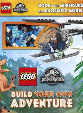英文原版 乐高侏罗纪公园套装 物理组装拼接启蒙 动手能力想象力 LEGO Jurassic World Build Your Own Adventure