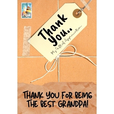 预订 Thank You For Being The Best Grandpa!: My Gift Of Appreciation: Full Color Gift Book Prompted Questions 6.61 x 9.61
