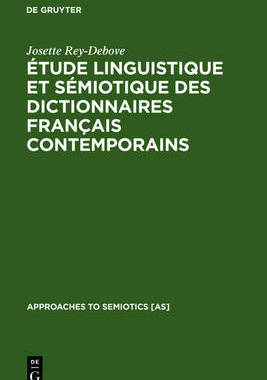 【预订】Étude linguistique et sémiotique des dictionnaires français conte 9783110981261