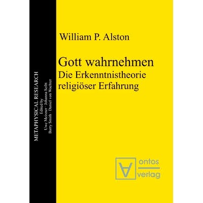 预订 Gott wahrnehmen: Die Erkenntnistheorie religiöser Erfahrung: 9783110324426