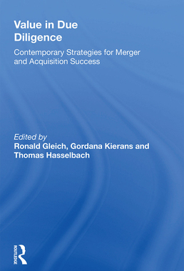 [预订]Value in Due Diligence: Contemporary Strategies for Merger and Acquisition Success