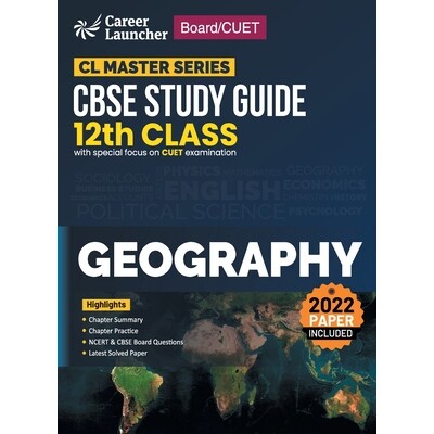 预订 Board plus CUET 2023 CL Master Series - CBSE Study Guide - Class 12 - Geography 9789395101431