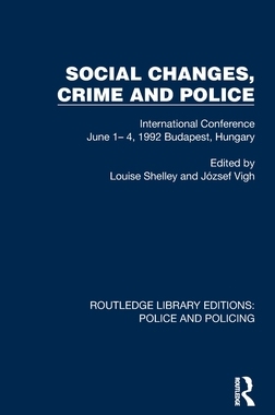 [预订]Social Changes, Crime and Police
