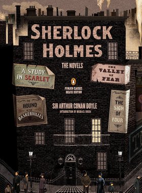 预售 英文原版 福尔摩斯探案4部合集 企鹅经典豪华毛边版 Sherlock Holmes (Penguin Classics Deluxe Edition)