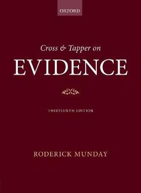 【预订】Cross & Tapper on Evidence