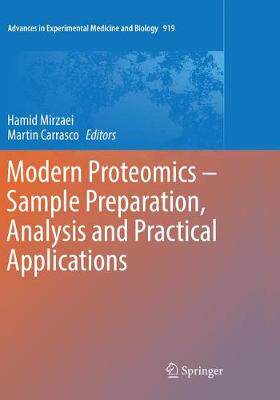 【预订】Modern Proteomics – Sample Preparation, Analysis and Practical Applications