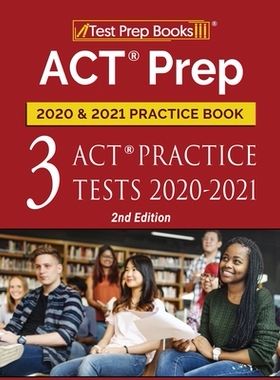 【预订】ACT Prep 2020 and 2021 Practice Book: 3 ACT Practice Tests 2020-2021 [2nd Edition]