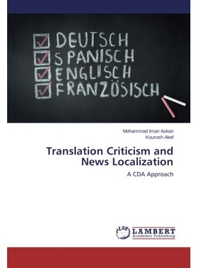 预订 Translation Criticism and News Localization: 9783659541339