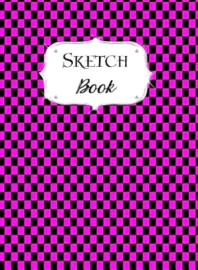 预订 Sketch Book: Checkered Sketchbook Scetchpad for Drawing or Doodling Notebook Pad for Creative Artists Pink Black: 9