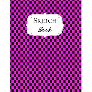 预订 Sketch Book: Checkered Sketchbook Scetchpad for Drawing or Doodling Notebook Pad for Creative Artists Pink Black: 9