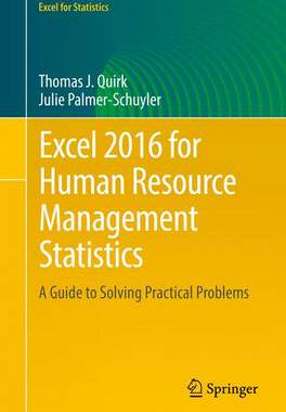 【预订】Excel 2016 for Human Resource Management Statistics