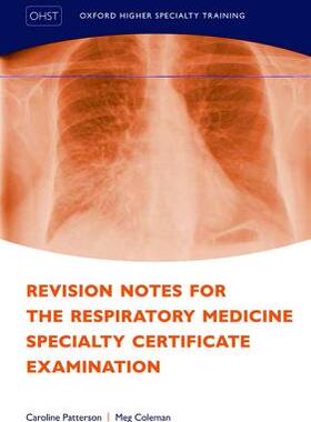 【预订】Revision Notes for the Respiratory Medicine Specialty Certificate Examination