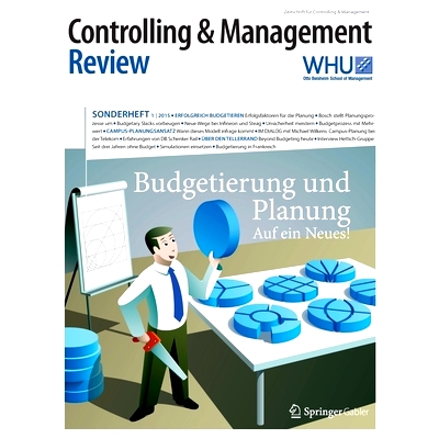 预订 Controlling & Management Review Sonderheft 1-2015: Budgetierung und Planung 监督与管理周刊别册1-2015：预算与计划: 9