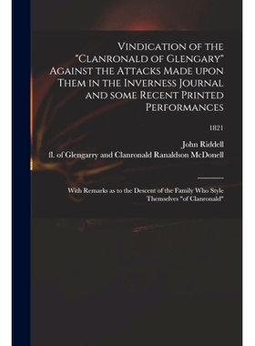 预订 Vindication of the 