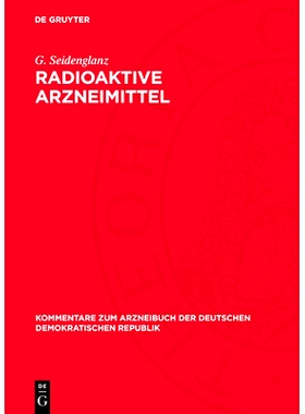 预订 Radioaktive Arzneimittel: 9783112763346