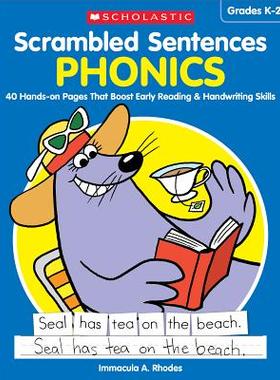 【预订】Scrambled Sentences: Phonics: 40 Hands-On Pages That Boost Early Reading & Handwriting Skills