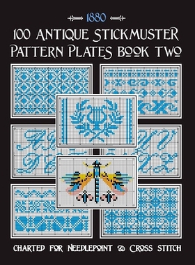 预订 100 Antique Stickmuster Pattern Plates: Book 2: 9798873280988