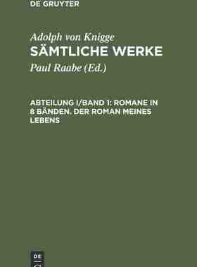 【预订】Romane in 8 Bänden. Der Roman meines Lebens 9783598228711