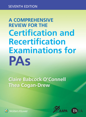 【预订】A Comprehensive Review for the Certification and Recertification Exa 9781975158200