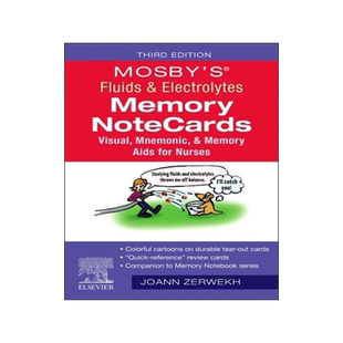 [预订]Mosby’s(r) Fluids & Electrolytes Memory Notecards 9780323832250