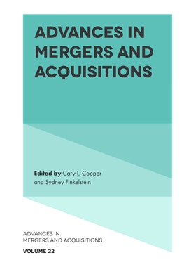 预订 Advances in Mergers and Acquisitions 企业并购研究进展: 9781837538614
