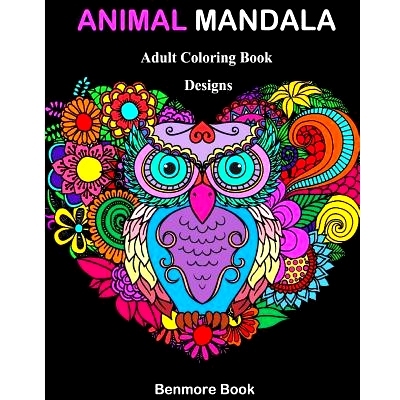 预订 Animal Mandala: Adult Coloring Book Designs Mandalas, Animals, and Paisley Patterns for Inspiration and Relaxation:
