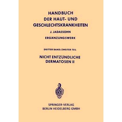 预订 Nicht entzündliche Dermatosen II: 9783642876264