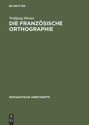 【预订】Die französische Orthographie 9783484500891