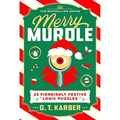 现货 妙探寻凶圣诞版 英文原版 Merry Murdle: 25 Fiendishly Festive Logic Puzzles