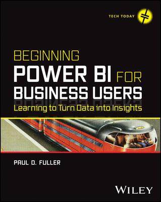 [预订]Beginning Power Bi for Business Users 9781394190294