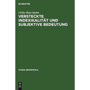 预订 Versteckte Indexikalität und subjektive Bedeutung: 9783050028330