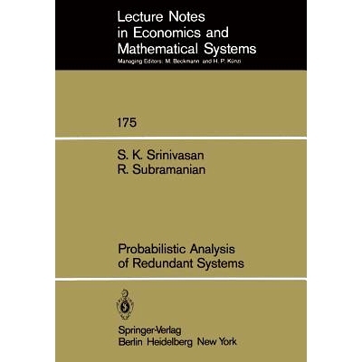 预订 Probabilistic Analysis of Redundant Systems: 9783540097365