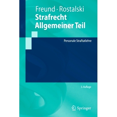 预订 Strafrecht Allgemeiner Teil: Personale Straftatlehre: 9783662590294