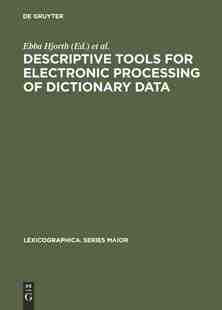 【预订】Descriptive tools for electronic processing of dictionary data 9783484309203